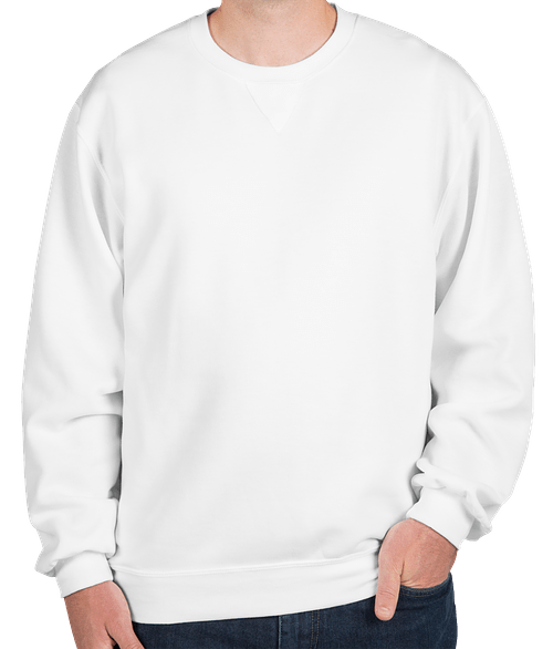 Fruit of The Loom SF72R Adult Sofspun Crewneck Sweatshirt - White - S