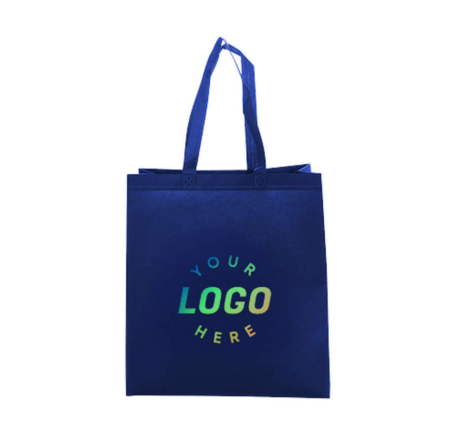 Freeport Recycled Heat Sealed Non-Woven Tote Bag in Blue
