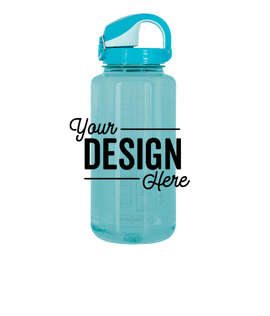 32 oz. Nalgene Tritan On-The-Fly Water Bottle - Color: Surfer / Glacial Blue