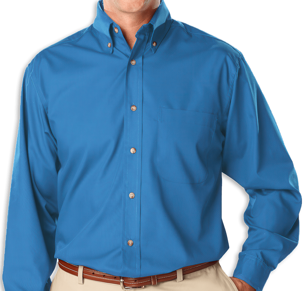 Blue Generation Tall Superblend Poplin Long Sleeve Dress Shirt-default