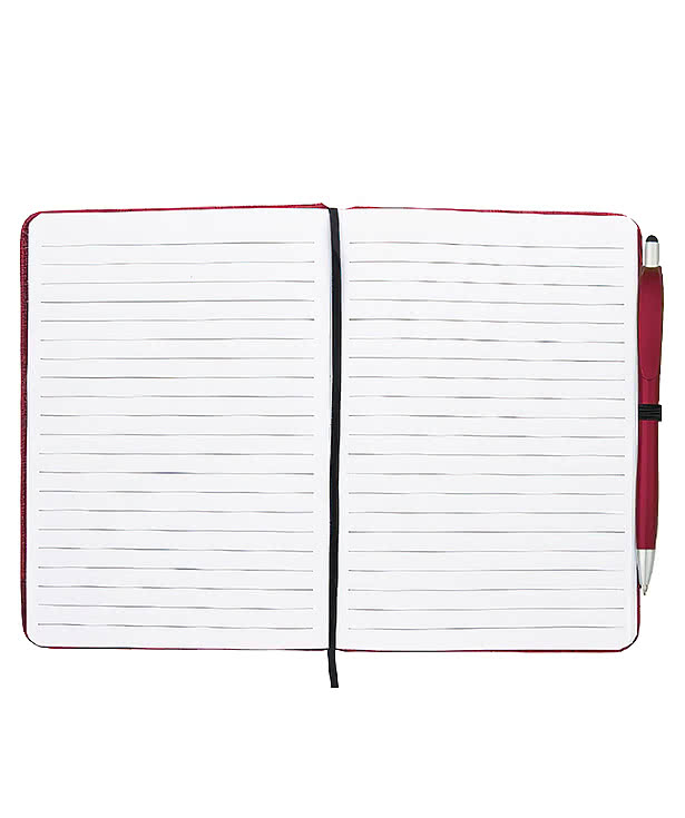 Heathered Hard Cover Notebook