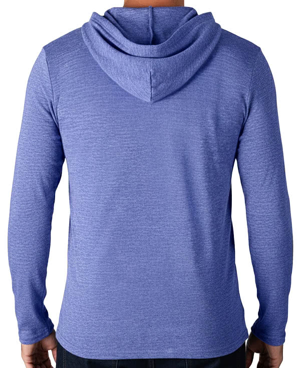 Blue Generation Tri-Blend Lightweight Pullover Hoodie