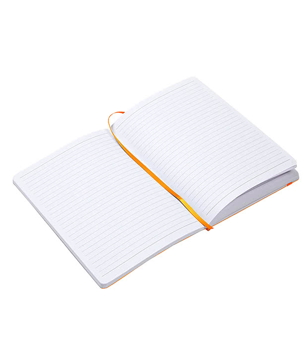 Debossed Solstice Soft Cover Notebook with Pocket