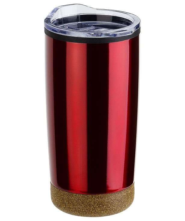 Full Color 20 oz. York Stainless Steel Tumbler with Cork Base