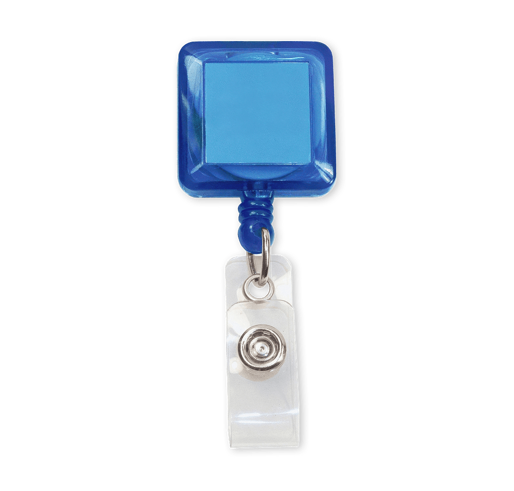 Square Retractable Badge Holder-default