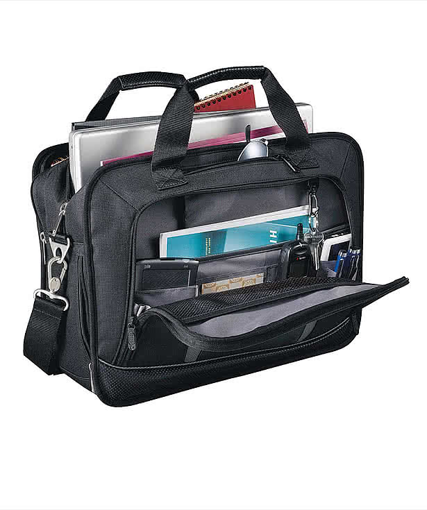 Debossed Velocity 17" Computer Briefcase