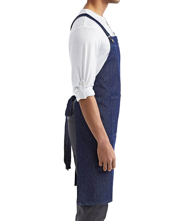 Artisan Collection Cross Back Barista Full Length Pocket Apron - Printed