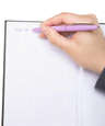 Clic Silver Trim Ballpoint Pen (blue ink)
