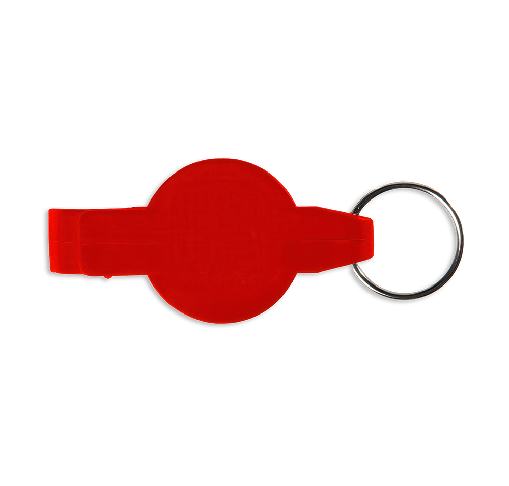 Round Stainless Steel Beverage Wrench Keychain-default