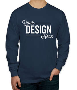 Canada - American Apparel Long Sleeve T-shirt - Color: Navy
