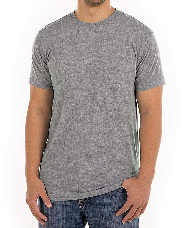 American Apparel Tri-Blend Crewneck Track T-shirt 