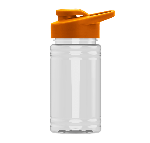 16 oz. Mini Bottle with Drink-Thru Lid in Orange