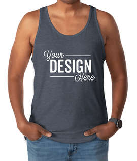Bella + Canvas Jersey Tank - Color: Heather Navy