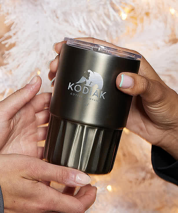 Laser Engraved 16 oz. Elite Geometry Stainless Steel Insulated Tumbler