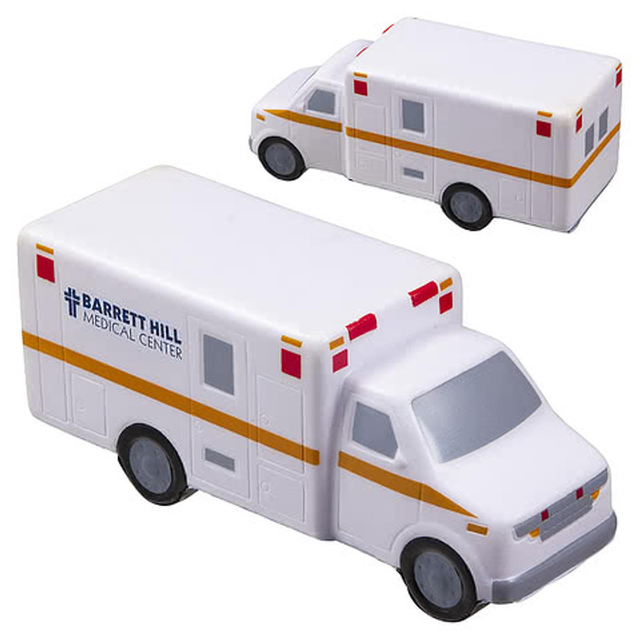 Ambulance Stress Reliever in White