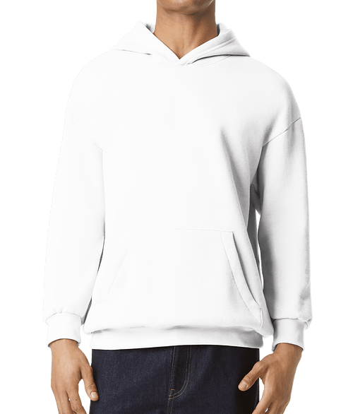 American Apparel ReFlex Fleece Pullover Hoodie in White