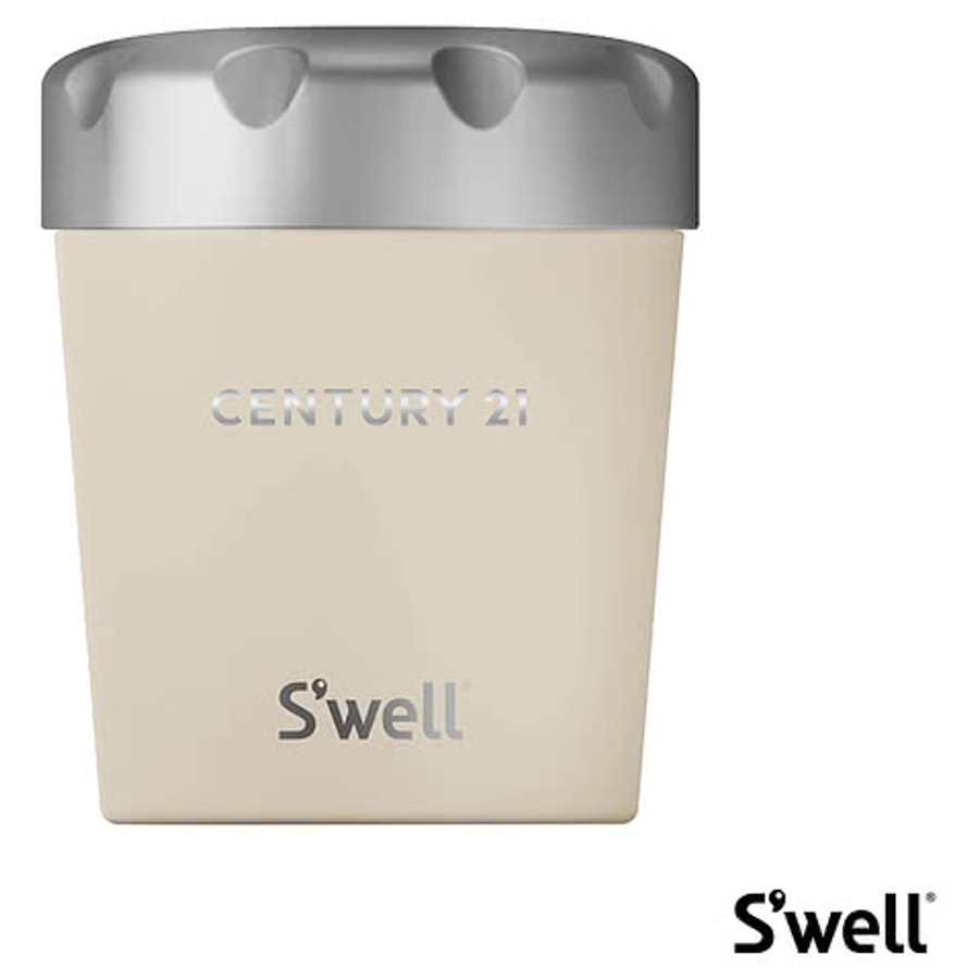 S'well Laser Engraved 16 oz. Ice Cream Chiller in Mint