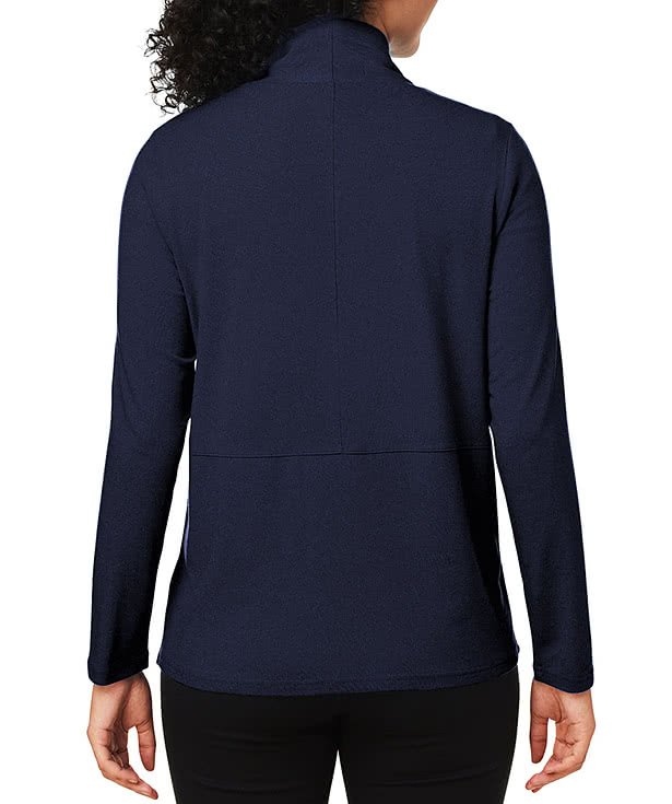 Devon & Jones Women's Raleigh Stretch Open Cardigan - Embroidered