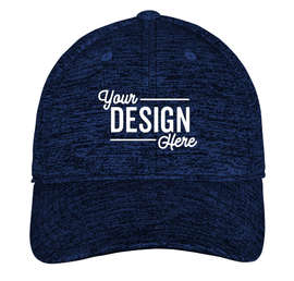 Sport-Tek Electric Heather Performance Hat - Color: Dark Royal / Black Electric