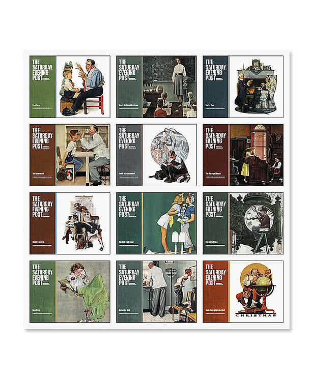 The Saturday Evening Post Spiral Monthly Calendar