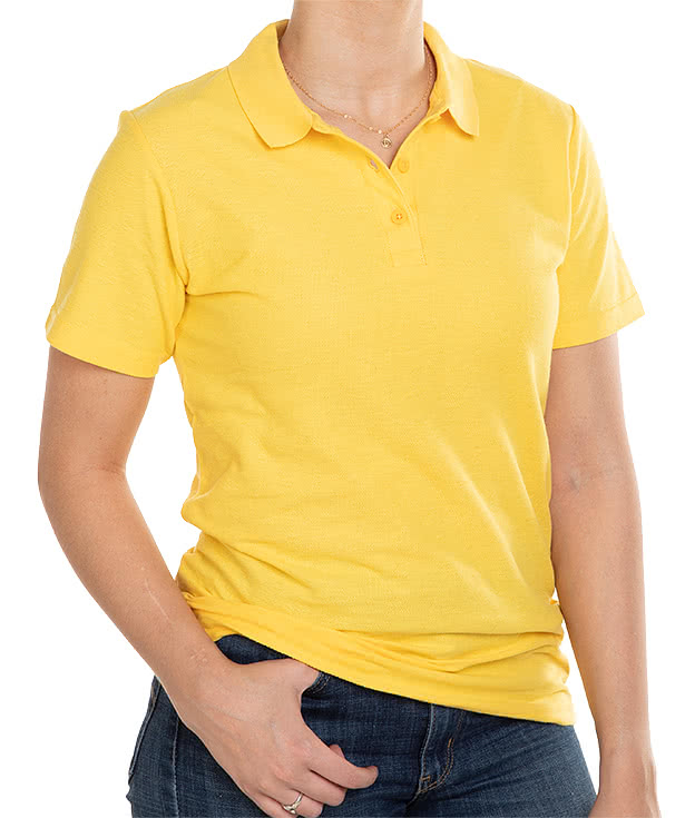 Gildan Women's Softstyle Pique Polo - Printed