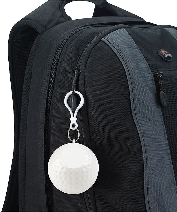 Golf Fanatic Poncho Ball Keychain