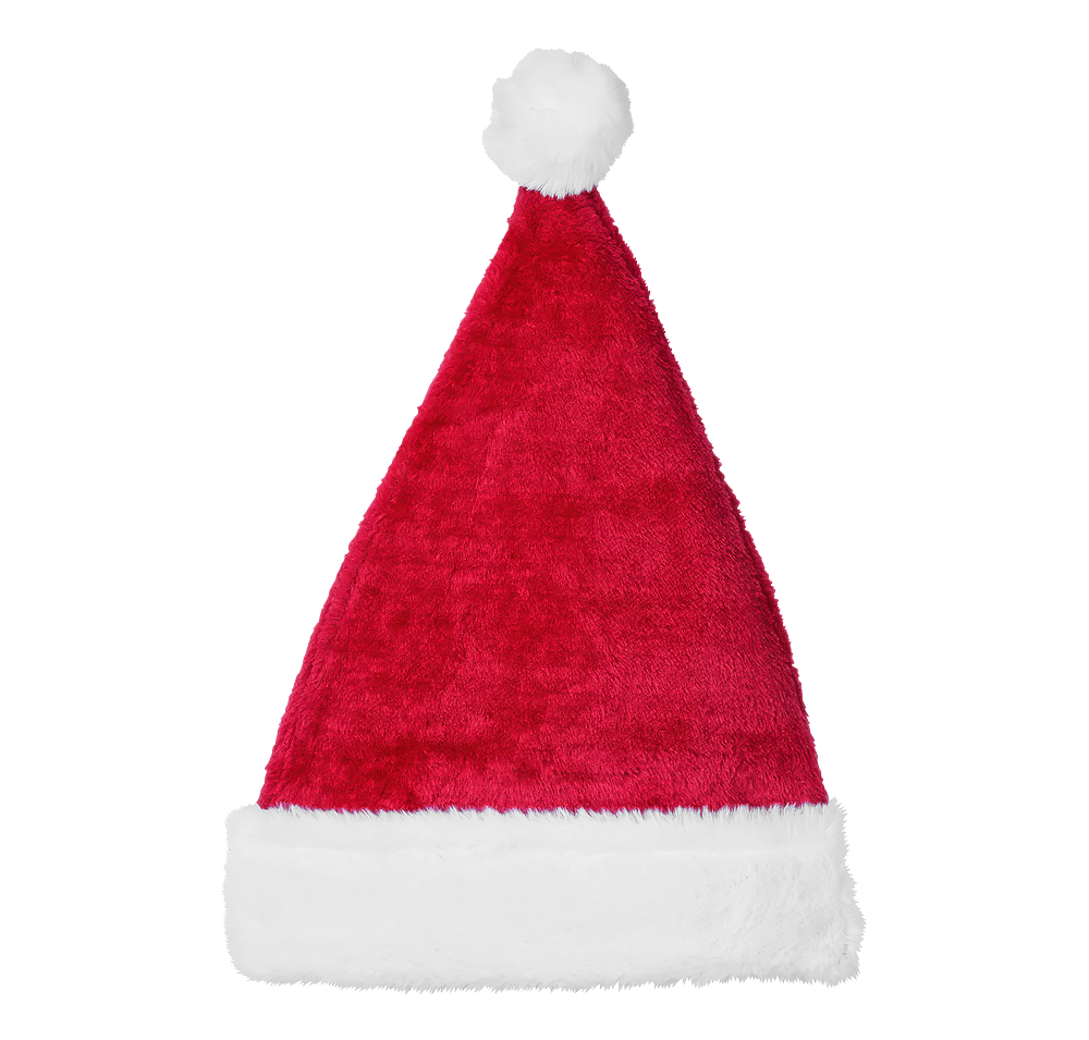 Holiday Christmas Plush Santa Hat-default