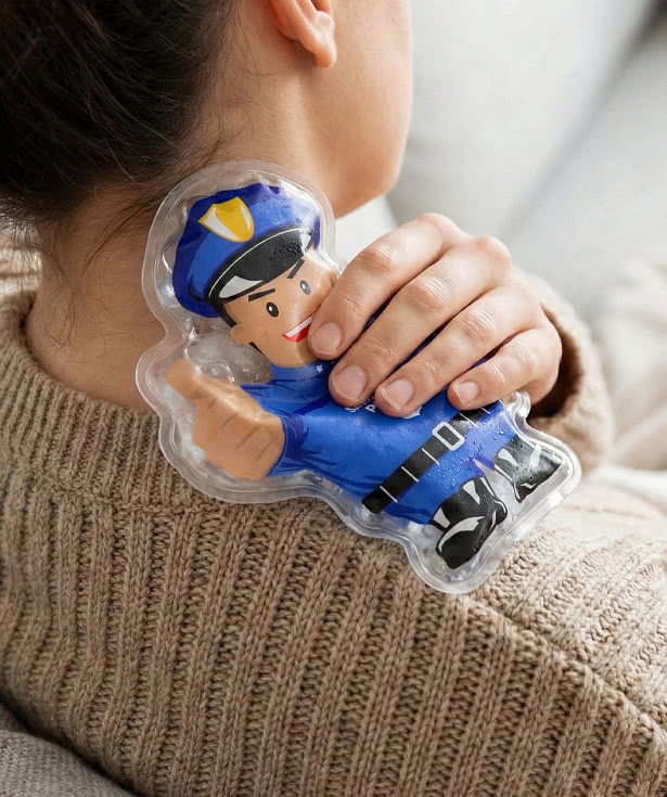 Police Officer Aqua Pearls Hot/Cold Pack
