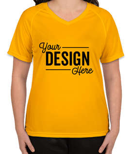 Augusta Women's Attain Raglan Performance Shirt - Color: Gold