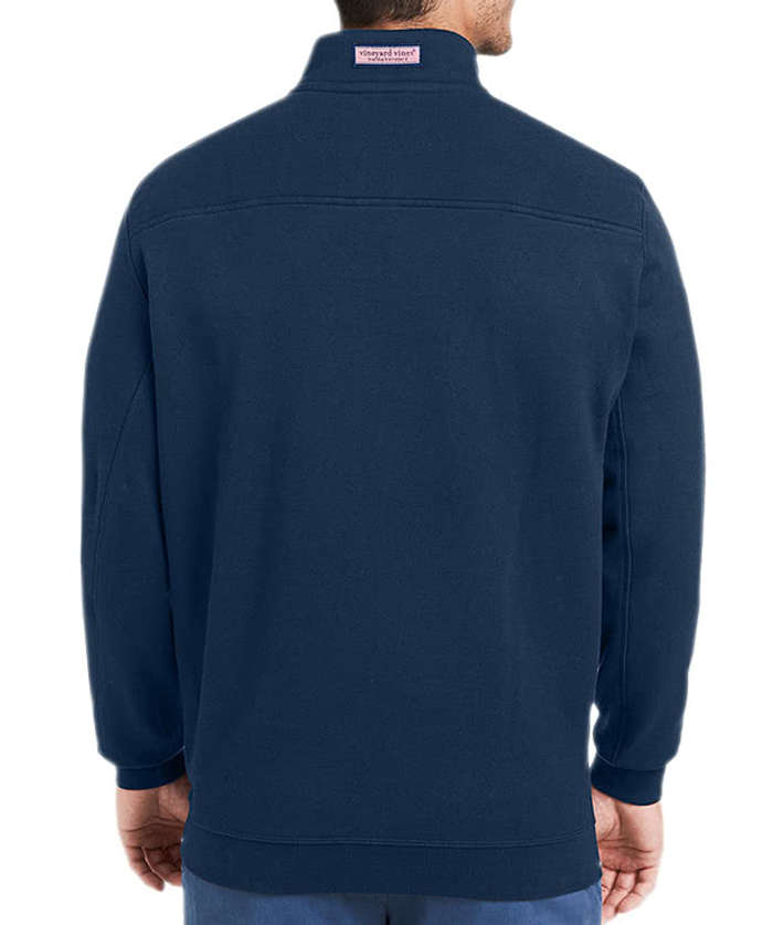 Vineyard Vines Collegiate Logo Shep Quarter Zip Sweatshirt