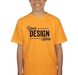 Canada - Gildan Youth Ultra Cotton T-shirt - Color: Gold
