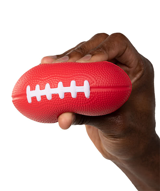 3.5" Football Shaped Stress Reliever