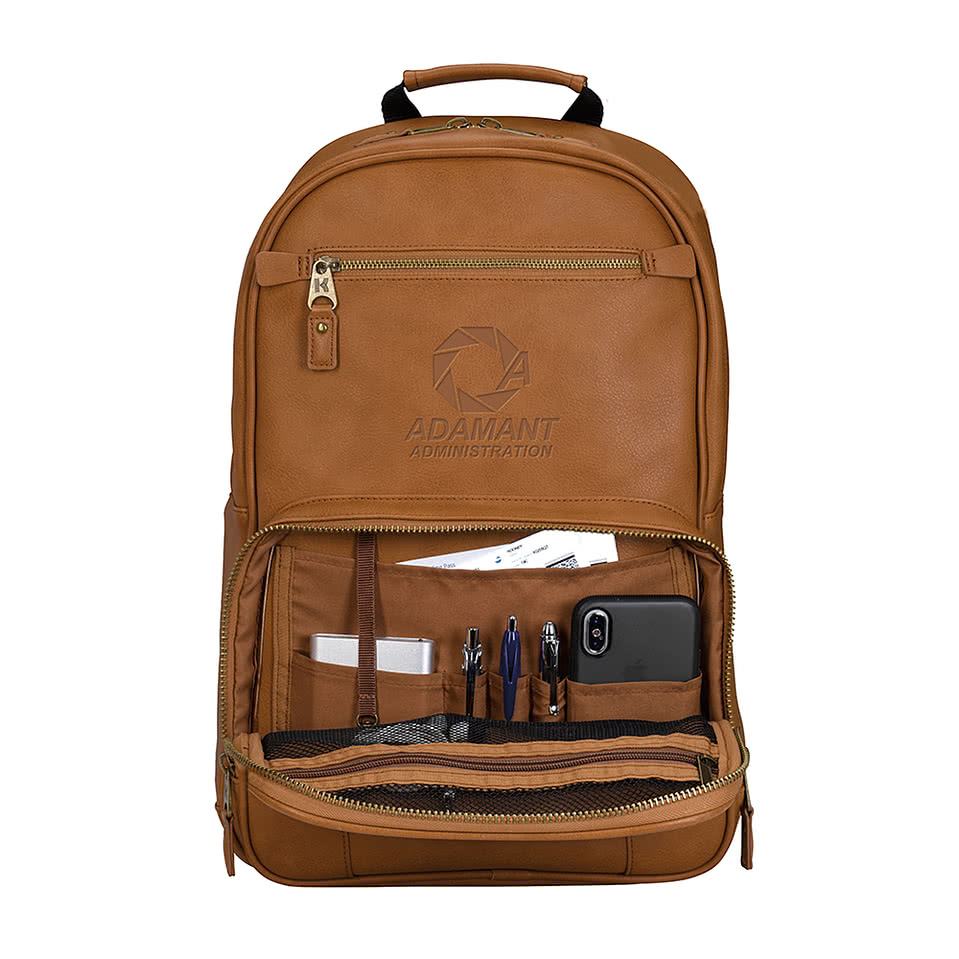 Debossed Kapston Natisino 14" Computer Backpack