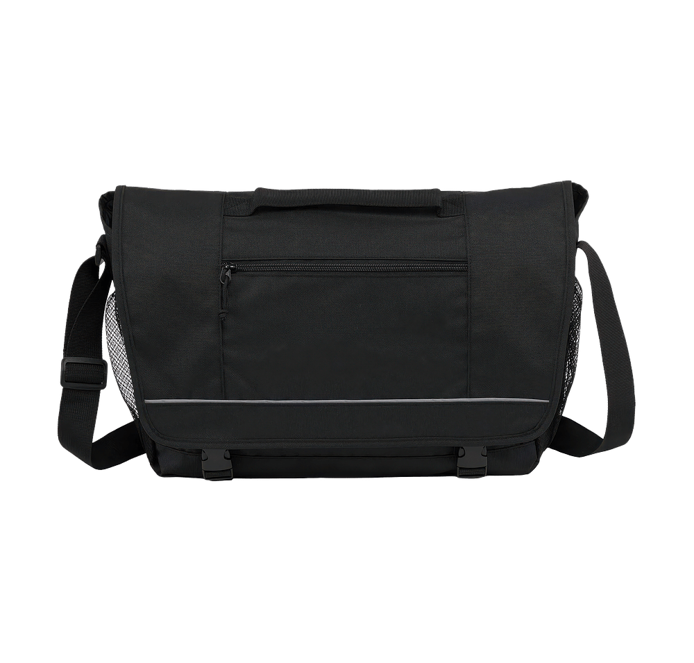 Full Color Classic Recycled Messenger Bag-default