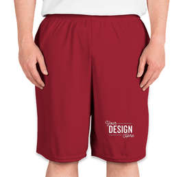 Augusta Performance Pocket Shorts - Color: Red