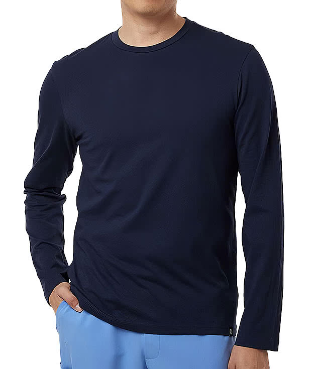 Jaanuu RegenX Cotton Underscrub Long Sleeve T-shirt - Embroidered
