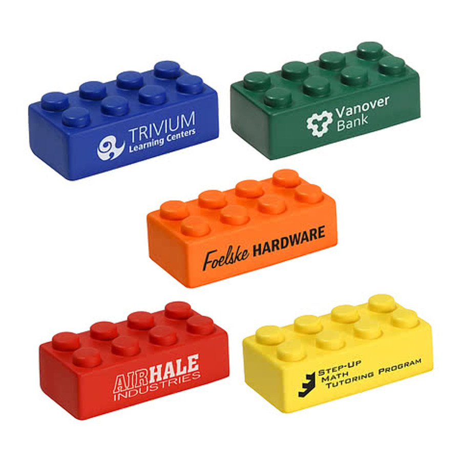 Building Block Stress Reliever in Blue