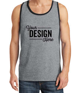 Port & Company Core Cotton Tank - Color: Athletic Heather / Jet Black