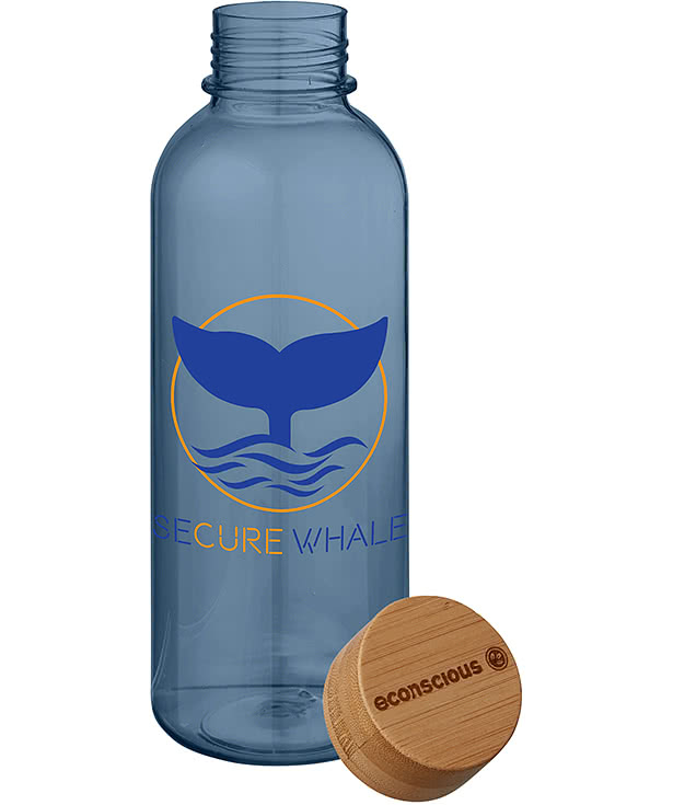 22 oz. econscious Recycled Water Bottle with Bamboo Lid