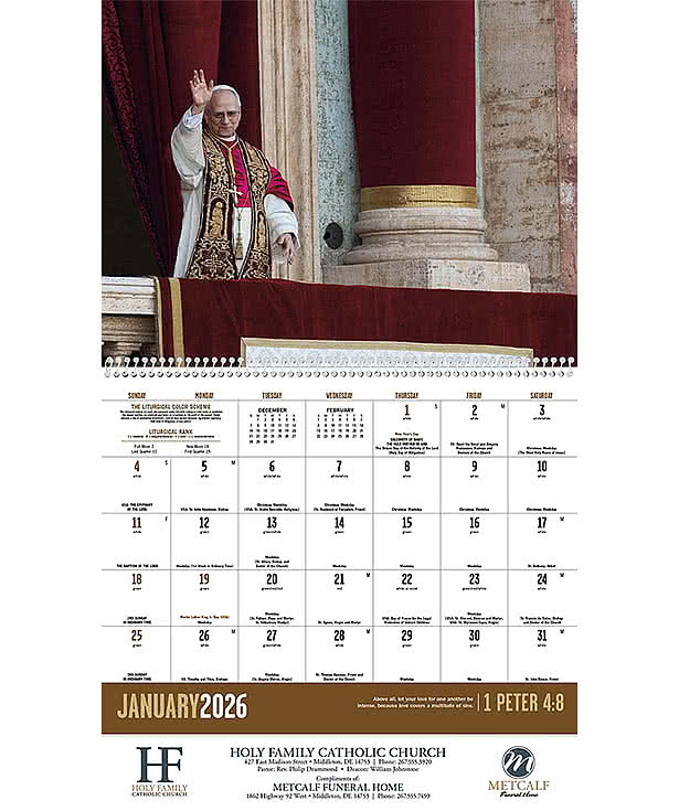 Catholic Spirit Calendar