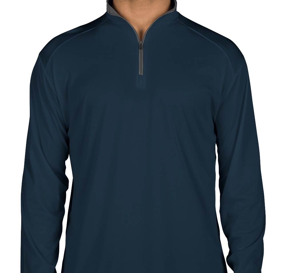 Badger Contrast Quarter Zip Performance Shirt-default