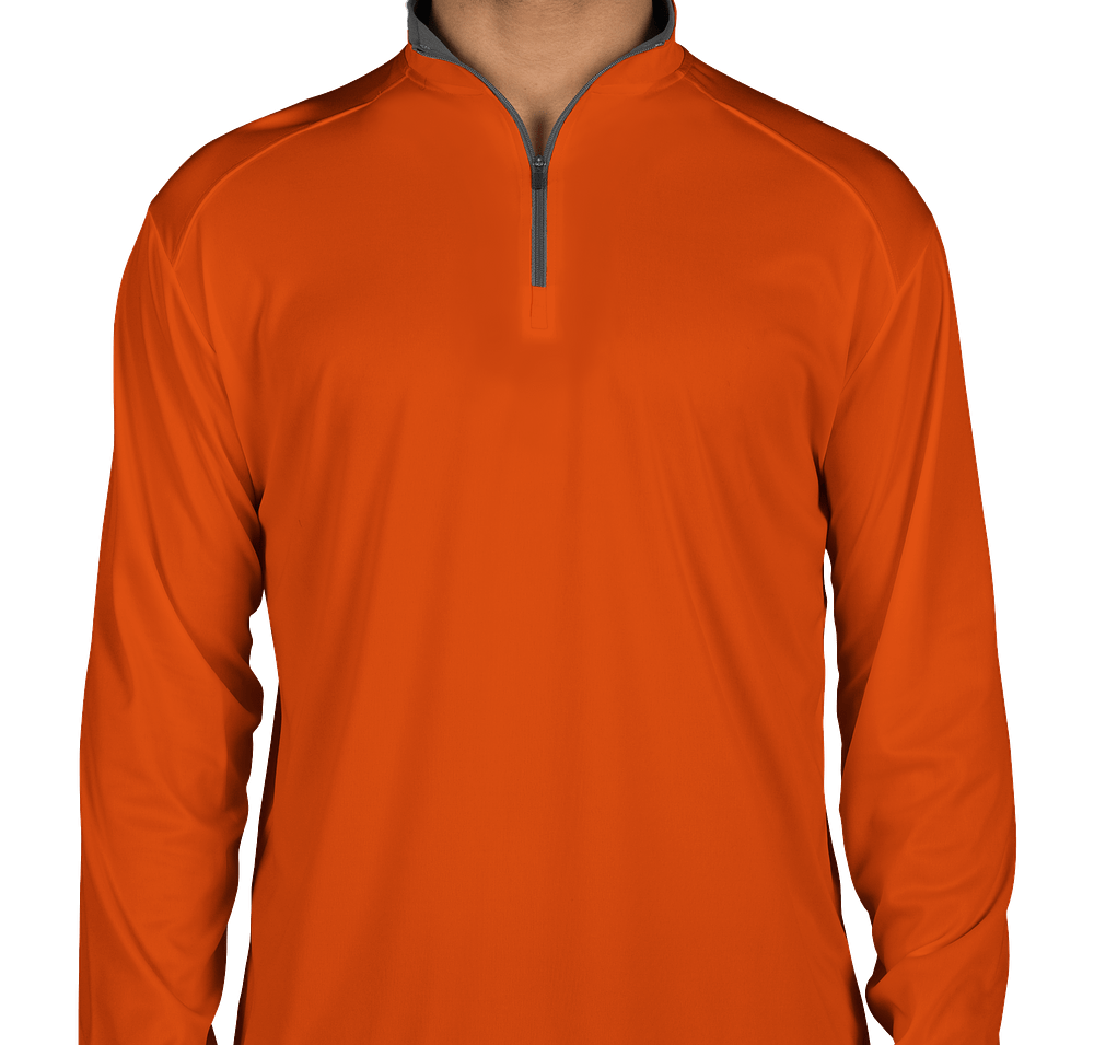 Badger Contrast Quarter Zip Performance Shirt-default
