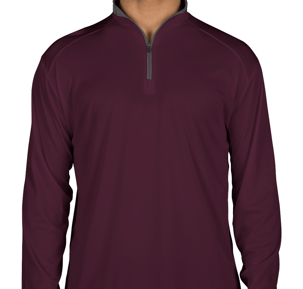 Badger Contrast Quarter Zip Performance Shirt-default