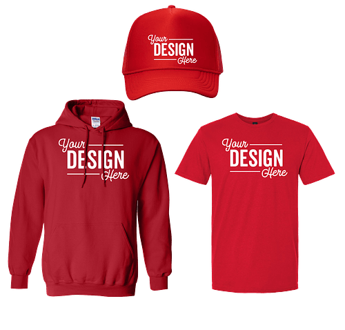 Custom Staff and Employee Appreciation Bundle - Sample in Red