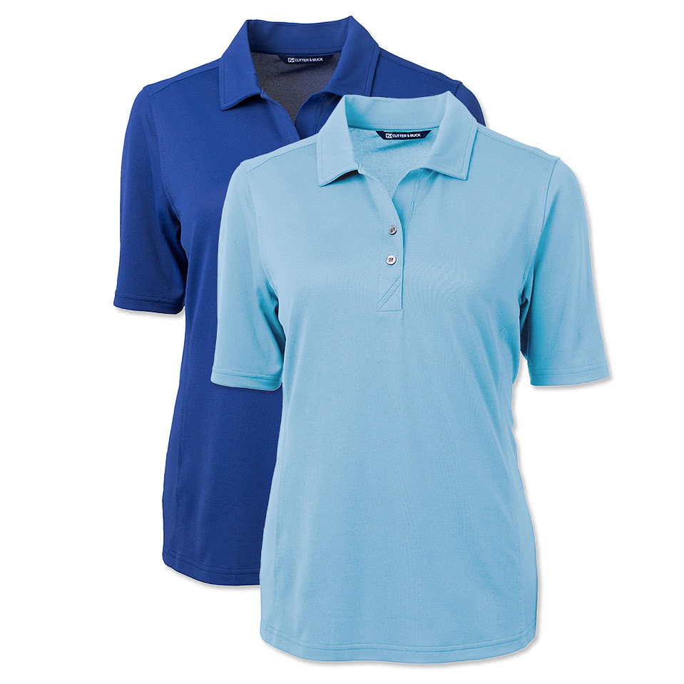 Cutter & Buck Women's Virtue Eco Pique Performance Polo