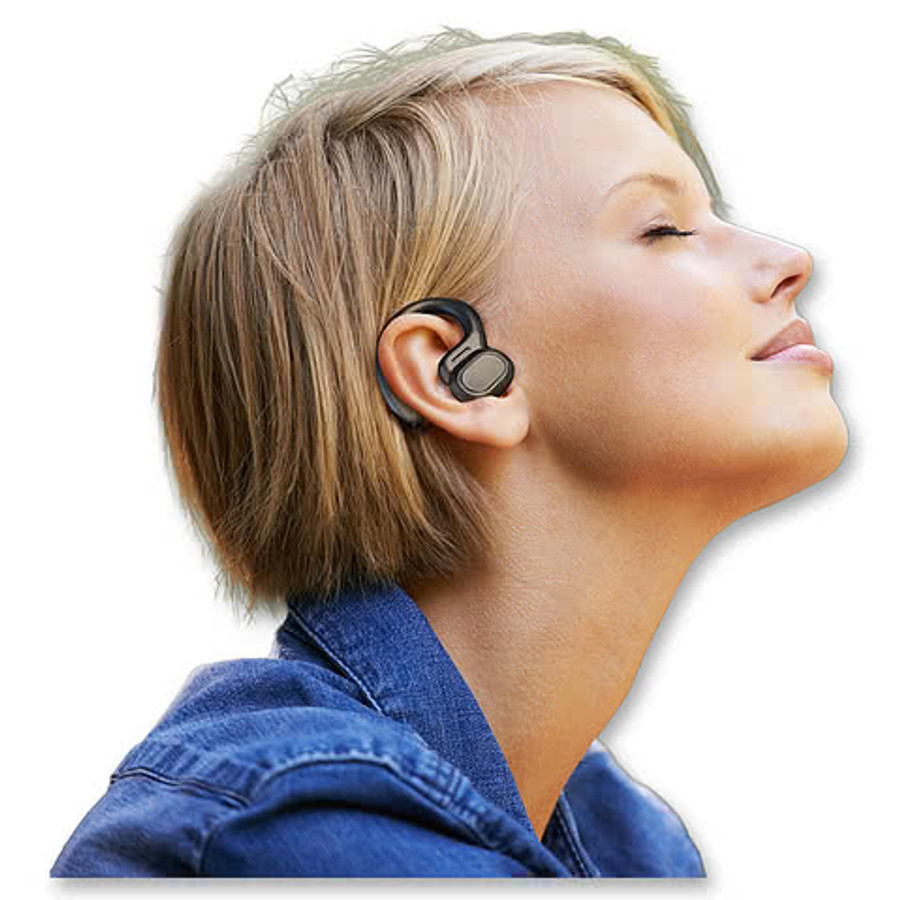 Over-The-Ear Wireless Earbuds in Black