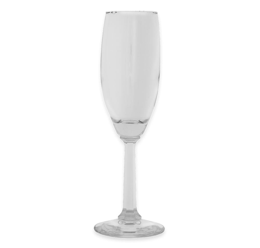Laser Engraved 6 oz. Napa Valley Glass Champagne Flute-default