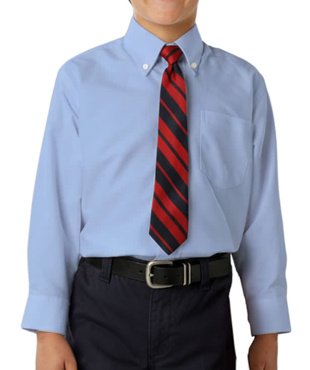 Blue Generation Youth Oxford Long Sleeve Dress Shirt