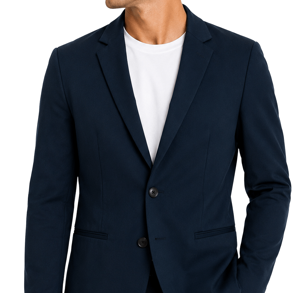 Edwards Point Grey Recycled Blazer-default