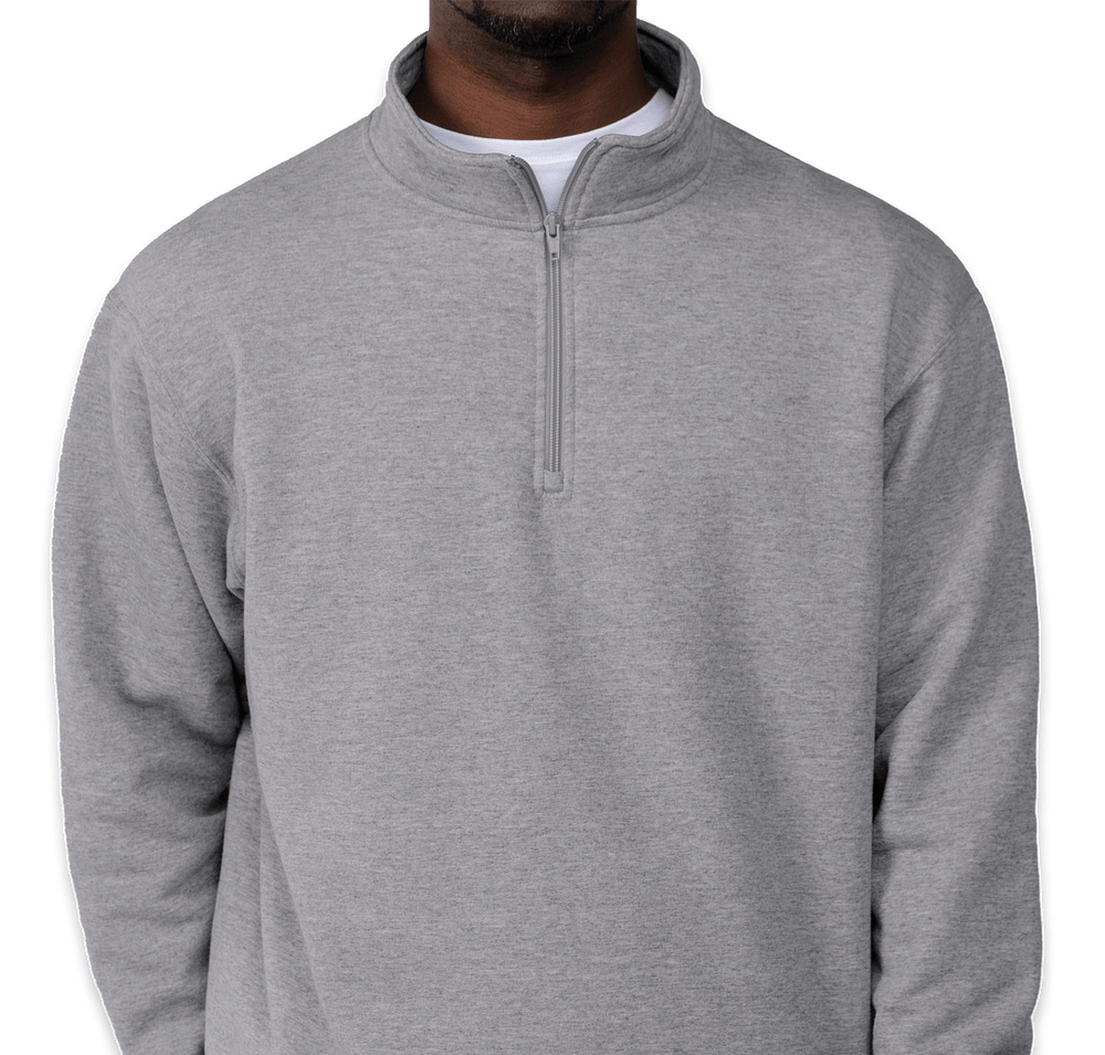 Port & Company Core Quarter Zip Sweatshirt - Embroidered-default